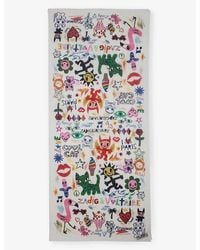 Zadig & Voltaire - Delta Graphic-Print Cotton Scarf - Lyst