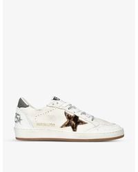 Golden Goose - Ball Star 10889 Leather Low-top Trainers - Lyst