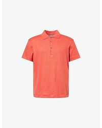Paul Smith - Short-Sleeve Linen Polo Shirt - Lyst