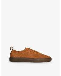 Grenson - Sneaker 1 U Suede Trainers - Lyst