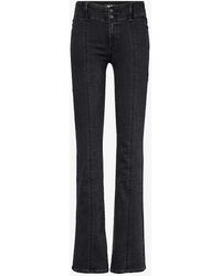 PAIGE - Manhattan Bootcut Mid-rise Stretch Jeans - Lyst