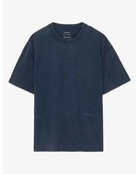 AllSaints - Maddox Crewneck Regular-Fit Cotton T-Shirt - Lyst
