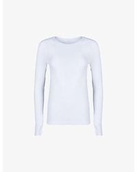 Sweaty Betty - Athlete Seamless Long-Sleeve Stretch-Woven Top - Lyst
