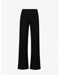 Leset - Rio Wide-leg Mid-rise Stretch Woven-blend Trousers - Lyst