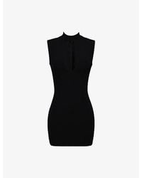 House Of Cb - Rosa Cut-Out Stretch-Crepe Mini Dress Xs (A-C Cup) - Lyst
