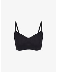 Skims - Sculpting Scoop-Neck Stretch-Woven Bra - Lyst