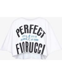 Fiorucci - Perfect Brand-print Cotton-jersey Sweatshirt - Lyst