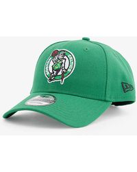 KTZ - 9forty Nba Boston Celtic Logo-patch Cotton Baseball Cap - Lyst