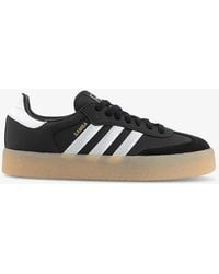 adidas - Sambae Leather Low-top Trainers - Lyst
