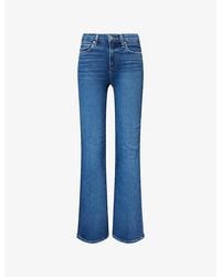 PAIGE - Laurel Canyon Bootcut High-Rise Stretch-Denim Blend Jeans - Lyst