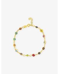 La Maison Du Couturier - Ece London The Nazar Iii 22Ct Vermeil And Sterling- Bracelet - Lyst