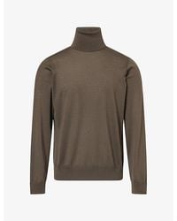 dunhill - Superfine-Cashmere Roll-Neck - Lyst