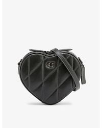 COACH - S Quilted Leather Heart Crossbody - Lyst