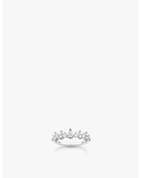 Thomas Sabo - Ice Crystal 925 Sterling- And Zirconia Ring - Lyst
