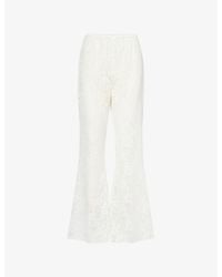 Dissh - Anya Lace Woven Trousers - Lyst