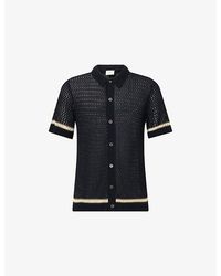 CHE - Benicio Short-Sleeve Crot-Knit Shirt - Lyst