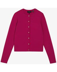 Ted Baker - Brylle Fitted Knitted Cardigan - Lyst