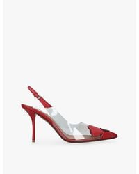Alaïa - Bloom 90 Slingback Leather Heels - Lyst
