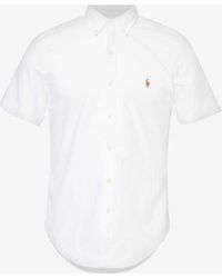 Polo Ralph Lauren - Logo-embroidered Cotton-oxford Shirt - Lyst