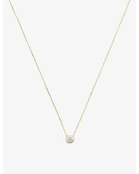 Missoma - Lucy Williams Fine Diamond 14Ct And Lab Grown Diamond Pendant Necklace - Lyst