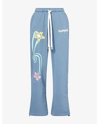 NAHMIAS - Printed Straight-Leg Cotton Jogging Bottoms - Lyst