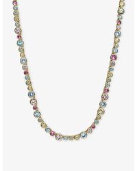 Sif Jakobs - Sardinien Altro 18Ct-Plated Sterling And Cubic Zirconia Necklace - Lyst