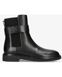 Tory Burch - Double T Leather Chelsea Boots - Lyst