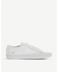 Common Projects - Achilles Leather Low-Top Trainers - Lyst