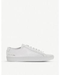 Common Projects - Achilles Leather Low-Top Trainers - Lyst