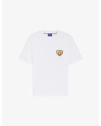 HUGO - Logo-Print Short-Sleeve Cotton T-Shirt - Lyst