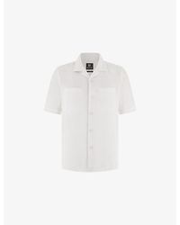 BOGGI - Camp-Collar Regular-Fit Linen Shirt - Lyst