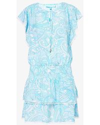 Melissa Odabash - Keri Abstract-pattern Cover-up - Lyst