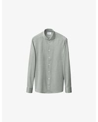Eton - Filo Di Scozia Contemporary-Fit Cotton-Knit Shirt - Lyst