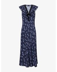Rails - Virginia Floral Woven Midi Dress - Lyst