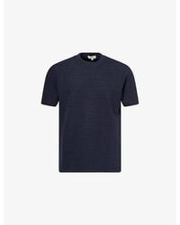 Arne - Cavour Texture Woven T-Shirt - Lyst