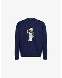 Ralph Lauren - Rlx Bear-Print Cotton-Blend Sweatshirt - Lyst