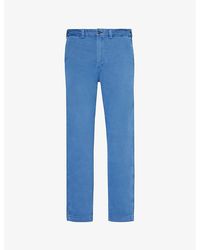 Polo Ralph Lauren - Slim-fit Straight-leg Stretch-cotton Trousers - Lyst