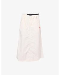 The North Face - Box Belted Woven Midi Skirt - Lyst