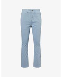 7 For All Mankind - Luxe Performance Regular Slimmy Straight Cotton Chinos - Lyst