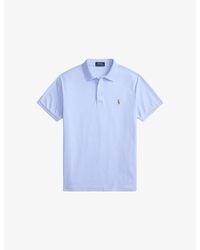 Polo Ralph Lauren - Logo-Embroidery Short-Sleeved Cotton Polo Shirt - Lyst