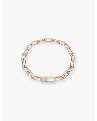 Messika - Move Link 18Ct And 1.03Ct Diamond Bracelet - Lyst