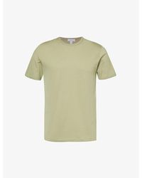Sunspel - Crew-neck Relaxed-fit Cotton-jersey T-shirt - Lyst