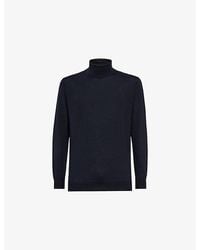 BOGGI - Polo Neck Merino Wool Jumper - Lyst