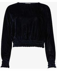Bella Dahl - Frilled-trims Relaxed-fit Woven-blend Blouse - Lyst