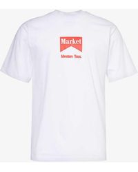 Market - Adventure Team Graphic-print Cotton-jersey T-shirt - Lyst