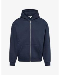 Arne - Relaxed-Fit Zip-Through Cotton-Jersey Hoody - Lyst