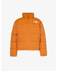 The North Face - Nuptse Brand-embroidered Regular-fit Canvas Recycled-down Jacket Xx - Lyst