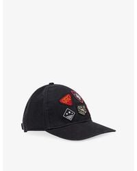 DIESEL - Embroidered-Patches Cotton-Twill Baseball Cap - Lyst