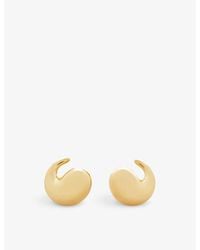 Monica Vinader - Nura Wrap 18Ct- Vermeil Plated Sterling- Earrings - Lyst