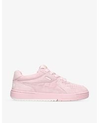 Palm Angels - University Logo-Print Suede Low-Top Trainers - Lyst